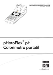 Xylem YSI pHotoFlex pH Instrucciones De Operación