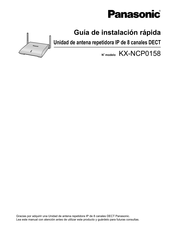 Panasonic KX-NCP0158 Guía De Instalación Rápida