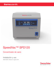 ThermoFisher Scientific SpeedVac SPD120 Instalación Y Uso