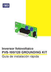 Fimer PVS-120 Guía De Instalación Rápida