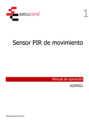 Secucore AGPIR01 Manual De Operación