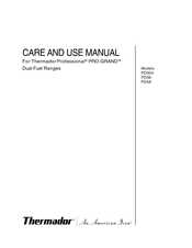 Thermador Professional PRO-GRAND PD36 Serie Manual De Cuidado Y Uso