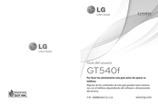 LG GT540f Guia Del Usuario