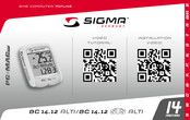 Sigma BC 14.12 ALTI Manual De Instrucciones