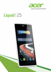 Acer Liquid Z5 Manual De Uso