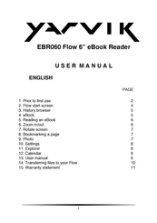 Yarvik EBR060 Manual De Usuario