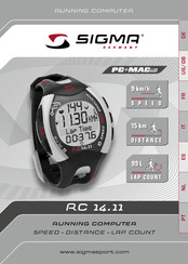 Sigma RC 14.11 Manual De Instrucciones