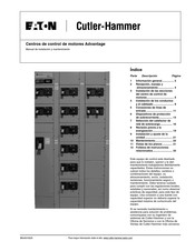 Eaton Cutler-Hammer Manual De Instalación Y Mantenimiento