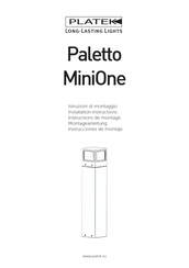 Platek Paletto Mini One Instrucciones De Montaje