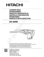 Hitachi DH 40MB Instrucciones De Manejo