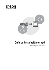 Epson Stylus TX550W Guía De Instalación En Red