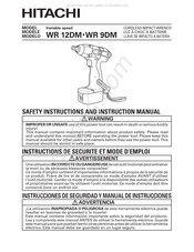 Hitachi WR 9DM Manual De Instrucciones