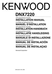 Kenwood DNX7220 Manual De Instalación