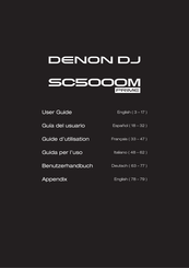 Denon DJ SC5000M PRIME Guia Del Usuario