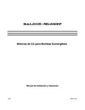 Baldor CA Serie Manual De Instalación Y Operación