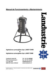 Landustrie LANDY DWM Manual De Funcionamiento Y Mantenimiento