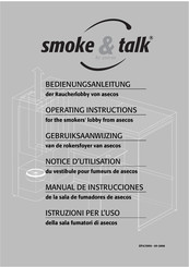 asecos smoke&talk st.453 Manual De Instrucciones