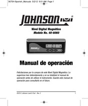 Johnson 40-6060 Manual De Operación