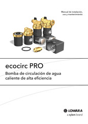 Xylem LOWARA ecocirc PRO Manual De Instalación, Uso Y Mantenimiento