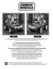 Fisher-Price Power Wheels G3741 Manual Del Usuario