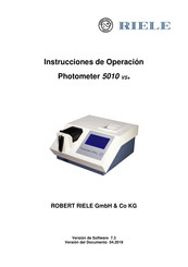 Riele Photometer 5010 V5+ Instrucciones De Operación