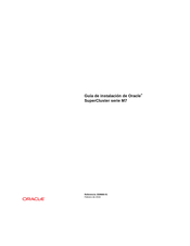 Oracle SuperCluster M7 Serie Guia De Instalacion