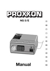 Proxxon NG 5/E Manual De Instrucciones