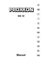 Proxxon GG 12 Manual De Instrucciones