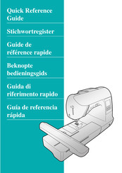 Brother 885-U11 Guía De Referencia Rápida