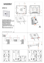 Vanderbilt SPCE110 Manual De Instrucciones