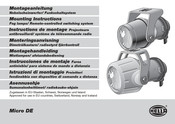 Hella Micro DE Instrucciones De Montaje