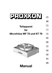 Proxxon KT 70 Manual De Instrucciones