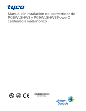 Johnson Controls tyco PG9WLSHW8 Manual De Instalación