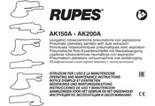 Rupes AK150A Instrucciones De Uso