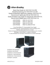 Rockwell Automation Allen-Bradley 1609-P3000A Guia De Inicio Rapido