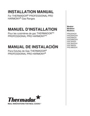 Thermador PROFESSIONAL PRO HARMONY PRL366GH Manual De Instalación Y De Usario