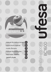 UFESA BC1600 Manual De Instrucciones