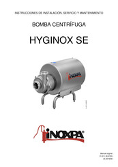 iNOXPA HYGINOX SE Series Instrucciones De Instalación, Servicio Y Mantenimiento