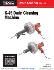 Rigid K-45 Manual