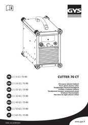 GYS CUTTER 70 CT Manual De Instrucciones