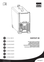 GYS EASYCUT 40 Manual De Instrucciones