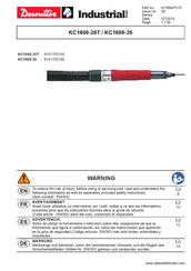 Desoutter KC1600-30 Manual Del Operador