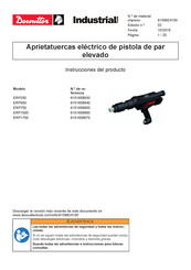 Desoutter ERP750 Manual De Instrucciones Del Producto