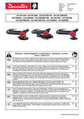 Desoutter KA16060A Manual Del Usuario