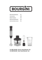 Bourgini 22.2009.00.00 Instrucciones De Uso