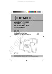 Hitachi CX-V3 Manual De Instrucciones