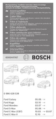 Bosch 0 986 628 538 Instrucciones De Montaje