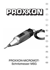 Proxxon PROXXON-MICROMOT MSG Manual De Instrucciones