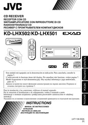 JVC Exad KD-LHX502 Manual De Instrucciones