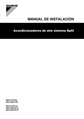 Daikin REQ71B7V3B Manual De Instalación